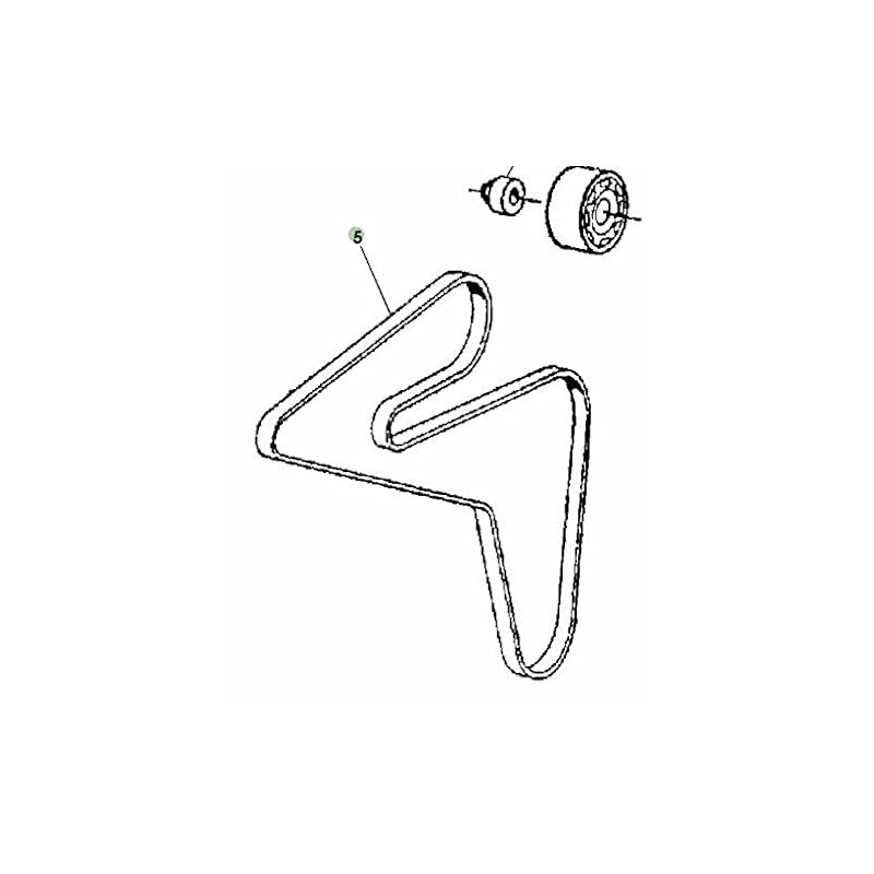 Replacement Belts R123436 for JOHN DEERE