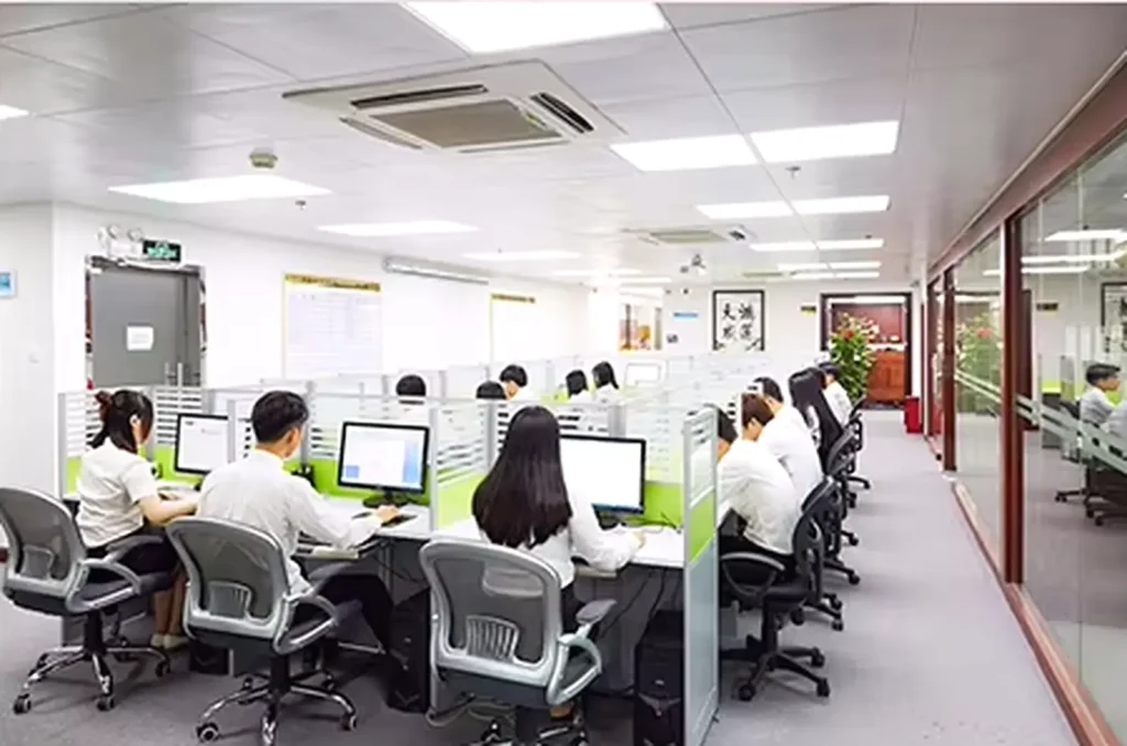 Excavator parts sales and technical support team