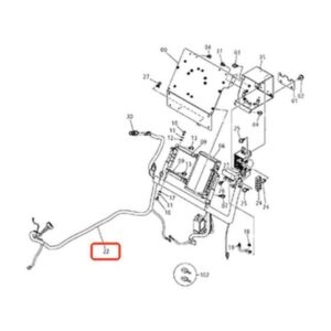 Replacement Harness 0005757 for HITACHI Replacement Excavator Part