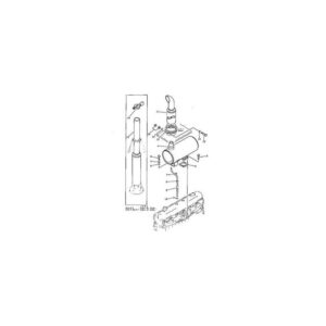 Replacement Muffler 6136-11-5521 for KOMATSU