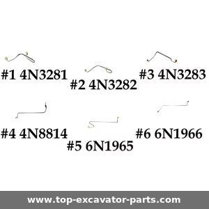 4N3281 4N3282 4N3283 4N3284 6N1965 6N1966 Fuel Line for Caterpillar