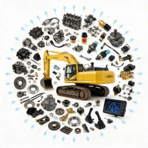 Excavator Spare Parts Monitor Control Sensor Harness for Caterpillar Komatsu Doosan Jcb Kobelco Hitachi Hyundai Volvo