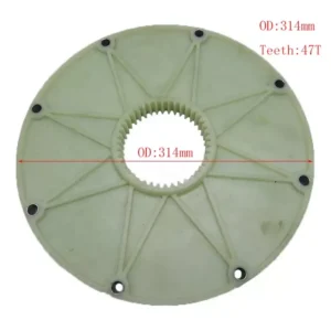 Factory Direct Sales Excavator Parts Flange Coupling 314*47T for Construction Machinery Parts