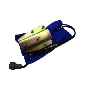 KOVAX Stop Motor SY215 SY235 for Flameout Motor Excavator Engine Flameout Solenoid 24V Throttle Motor Engine