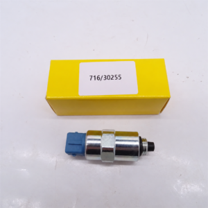 716-30255 Fuel Shutoff Solenoid 71630255 12V Engine Stop Solenoid for JCB