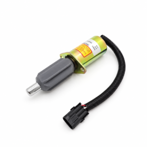 Excavator Loader Construction Machinery Parts Fuel Shut-off Solenoid 3918600 12V for 6CT 6CTA Engine for Cummins