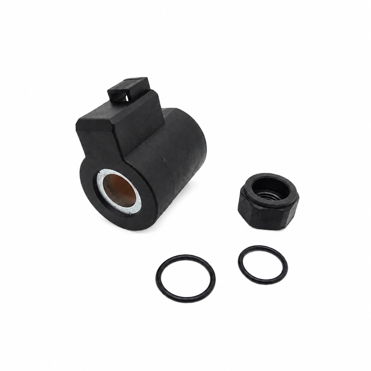16mm*48mm High Quality Solenoid Valve Coil 24V EC200D EC210D EC140D Excavator Engineering Machinery Accessories