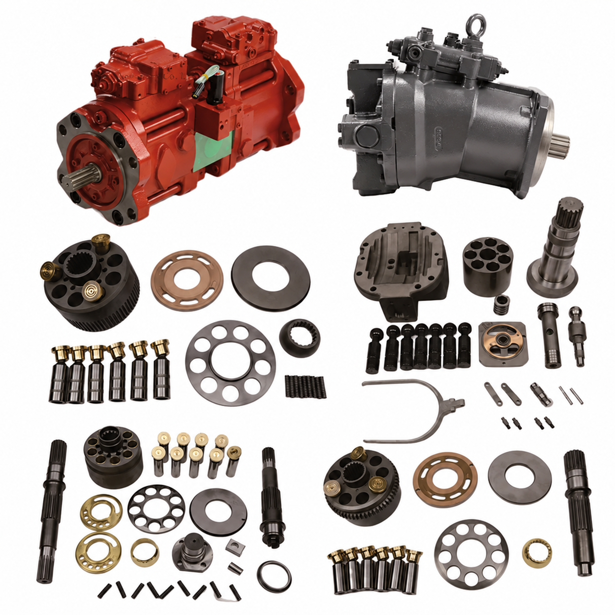 K1004522B Hydraulic Main Pump K1004522 Plunger Pump Assembly for DX340 DX340LC Crawler Excavator Spare Parts for Doosan