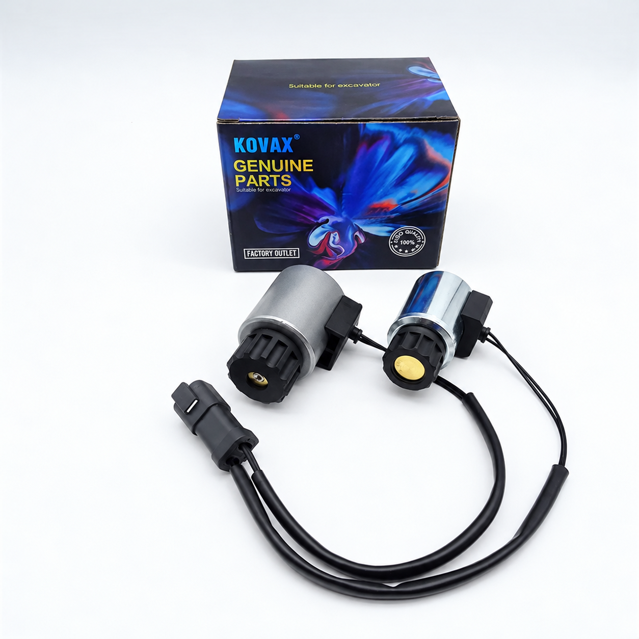 KOVAX UC4020757708 Large and Small Bulldozer Wheel Loader Solenoid Valve 12V 24V Is Suitable