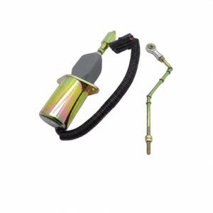 Flameout Solenoid 3935459 J935459 Fuel Cut Off Valve 24V Excavator Loader Parts for 6CT 8.3L Engine for Cummins