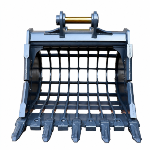 Skeleton Sieve Bucket 7-35 Ton Self Cleaning Rock Sorting Attachment for Excavators