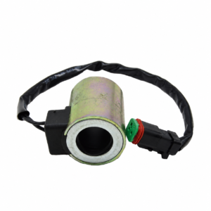 Hydraulic Directional Solenoid Coil 12V 24V for E330D E336D With Wire Loader Excavator