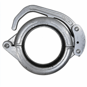 DN125 Wedge Pipe Clamp DN125 5" Quick Snap Coupling Forged Steel for Concrete Pump Truck Trailer Placing Boom Pipe Connection